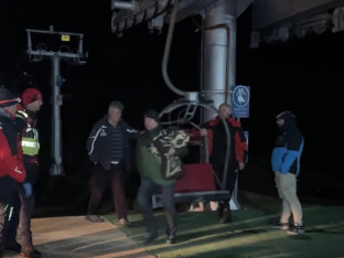 Spašeni turisti zaglavljeni na ski liftu