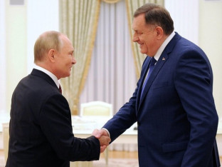 Putin čestitao Dodiku Novu Godinu i Božić