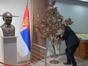 Стевандић унио Бадњак у Народну скупштину