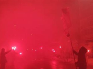 Бакљада навијачке групе "Војводе 1990" поводом рођендана Српске