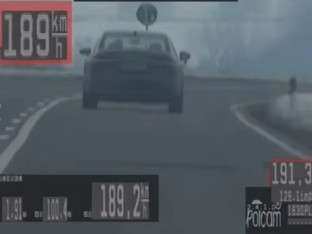 Vozio 100 kilometara na čas više od dozvoljenog (VIDEO)