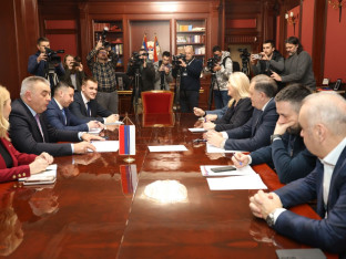 Minić sa delegacijom SNSD-a