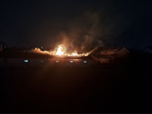 Požar u Bijeljini, gori farma svinja (VIDEO)