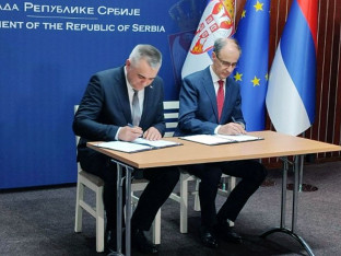 Minić i Macut potpisali protokol o formiranju radne grupe za projekat "Višegrad-Vardište-Mokra Gora"