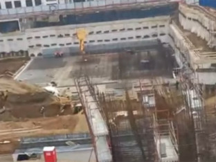 Urušila se građevinska skela u Zagrebu (VIDEO)