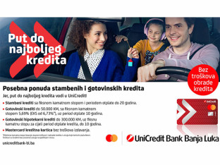Put do najboljeg kredita vodi u UniCredit