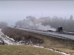 Lančani sudar u Sloveniji, zatvoren saobraćaj ka Austriji