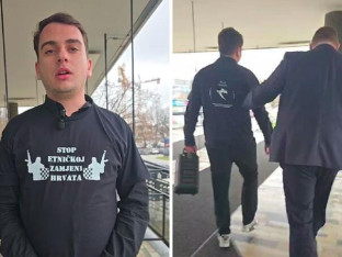 Barišić upao  u zagrebačku Gradsku upravu uz pjesmu „Bojna Čavoglave“(VIDEO)