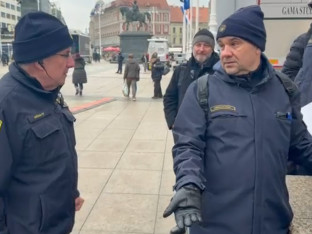 Policija zabranila komunalcima rad na Trgu bana Jelačića