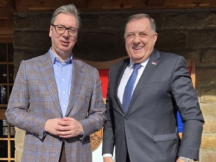 Dodik sa Vučićem: Nastavljamo da čuvamo mir, jačamo saradnju i gradimo sigurniju budućnost