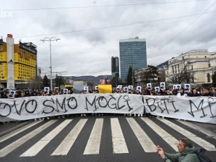 "Ovo smo mogli biti mi": Mlade Sarajlije blokirale saobraćaj