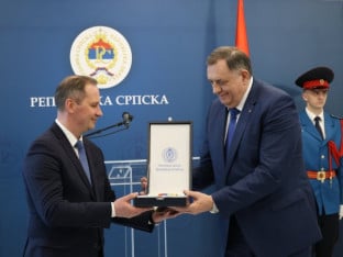 Uručen orden zdravstvenoj ustanovi iz Sankt Peterburga