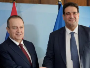 Dačić u Atini sa ministrom unutrašnjih poslova Grčke