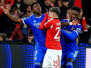 Benfika oslabljena pred revanš: UEFA kaznila Prestijanija zbog Vinisijusa