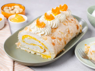 Pavlova rolada s mandarinama