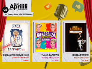 Ko će nasmijati Banjaluku?: "Aprilili Fest" od 1. do 3. aprila