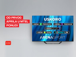 Još više sporta stiže na m:tel: Od 1. aprila pet novih Arena Sport kanala