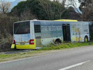 Nesreća kod Mostara: U slijetanju autobusa povrijeđene tri osobe