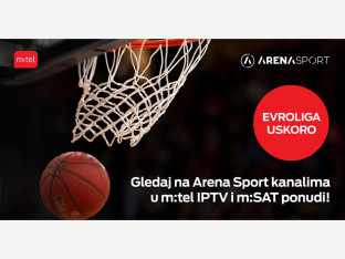 Evroliga stiže na m:tel – uskoro gledajte najbolju evropsku košarku!