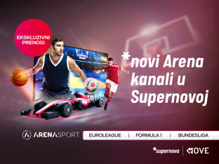 Novi Arena kanali u Supernovoj: Gledajte Evroligu i Bundesligu