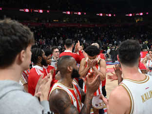 Crvena zvezda pobijedila Partizan u derbi meču ABA lige