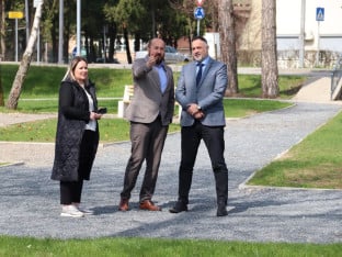 Дервента уређује обале: Два парка повезана пјешачким мостом