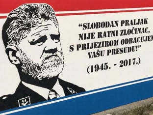 Spriječeno uklanjanje murala Slobodanu Praljku