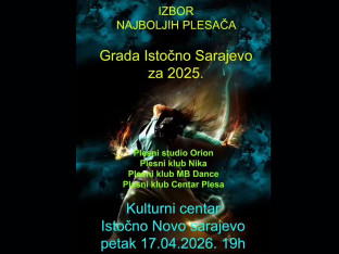 Вечерас избор за најбоље плесаче Источног Сарајева за 2025. годину