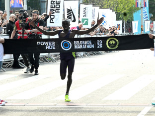 Kenijci novi rekorderi Beogradskog maratona (FOTO)
