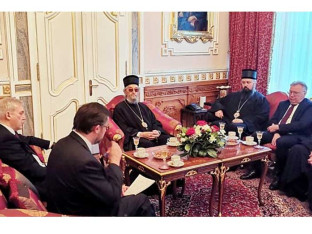Delegacija Rusije sa mitropolitom Jefremom