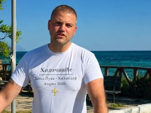 Бањалучанин бициклом стигао до Свете Горе: Незаборавни пут Александра Ђекића од 13 дана