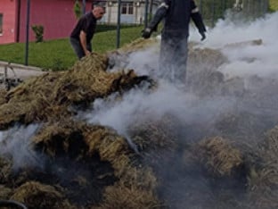 Sijalica napravila požar pored zgrade vatrogasaca u Ribniku