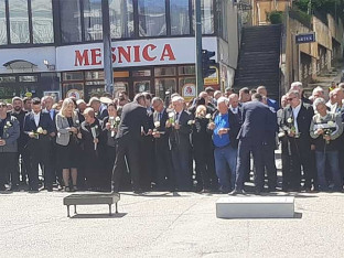 Srbi stigli u Dobrovoljačku uz jake mjere obezbjeđenja