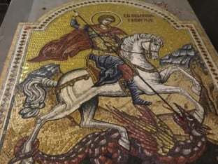 Теслићанин завршио икону светог Георгија уочи Ђурђевдана!