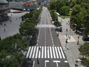 Обустава саобраћаја у центру Бањалуке