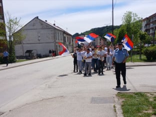 Дефиле матураната центром Рогатице