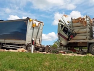 Poginuo vozač, spriječena eksplozija gasa