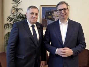 Dodik sa Vučićem: Srpska i Srbija posvećene očuvanju mira i prosperitetu