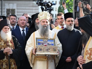 Часни појас Богородице биће подигнут на постоље за благослов вјерника