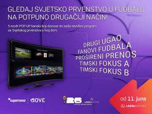 Svjetsko prvenstvo iz novog ugla: Pop-up Arena kanali ekskluzivno na MOVE