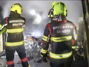 Požar u banjalučkom restoranu (VIDEO)