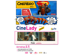 Ljeto u CineStaru počinje uz superherojski blokbaster i CineLady veče za najbolji izlazak