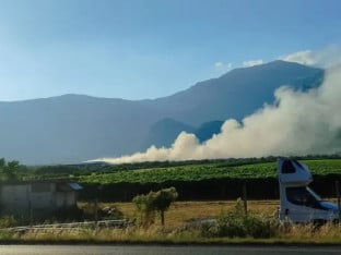 Пожар на депонији Уборак још увијек није угашен