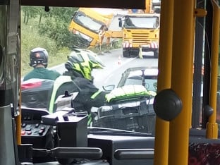 Kamion sletio s puta, saobraćaj Banjaluka - Mrkonjić Grad u prekidu