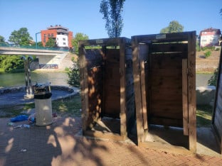 Ускоро санација девастираних кабина на плажи код Зеленог моста