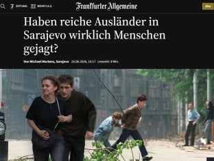 Njemački medij o nelogičnostima tzv. „Sarajevo safarija“