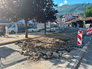 Pronađene kosti ispod taksi štanda na Baščaršiji