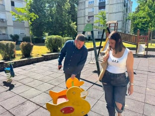 Drinić najavio velike projekte za Borik: Parkinzi, igrališta, česme i sportski teren