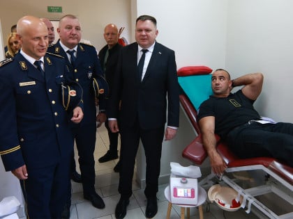 Budimir: Policajci među najmasovnijim davaocima krvi