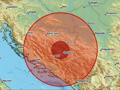 Zemljotres u BiH, EMSC objavio detalje